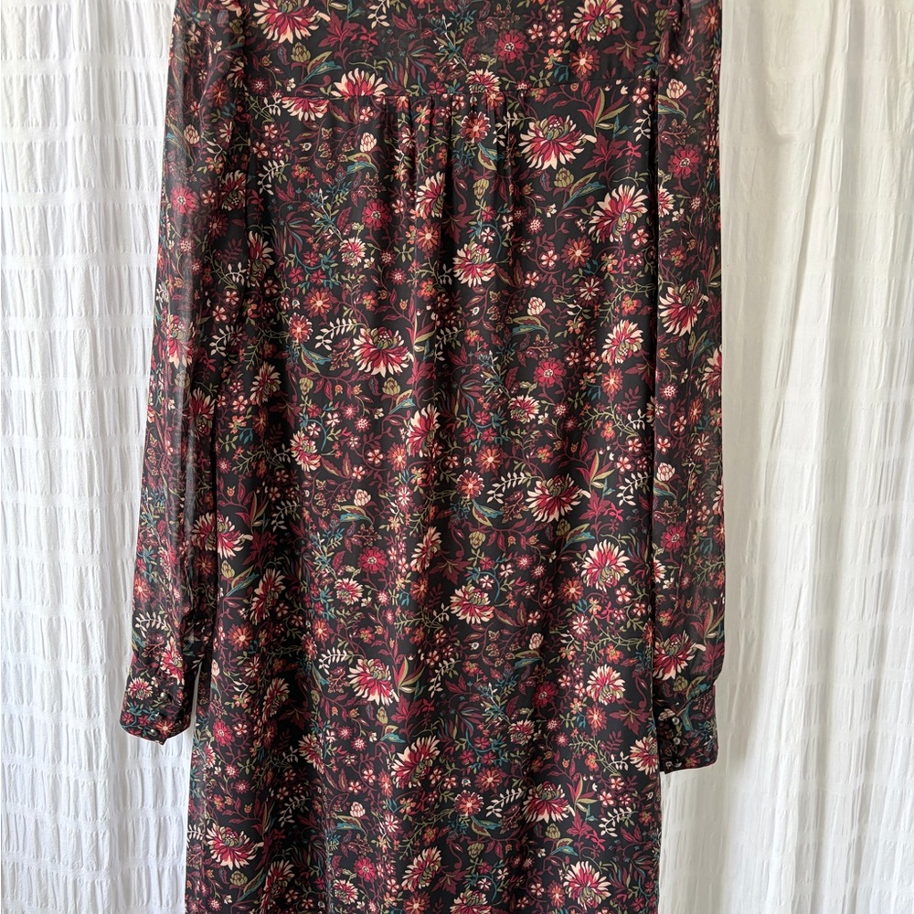 Reitmans Multicolor Floral Long Sleeve Dress - Picture 4 of 8